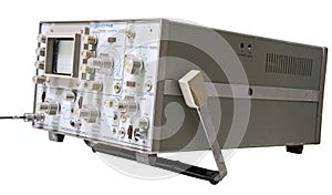 Old oscilloscope