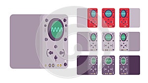 Old oscilloscope set