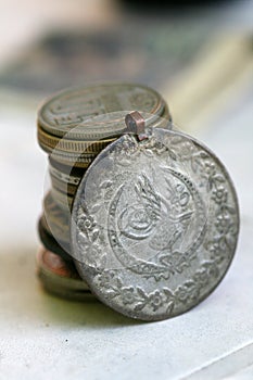 Starý pohovka mince 