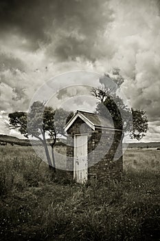 An old outhouse photo