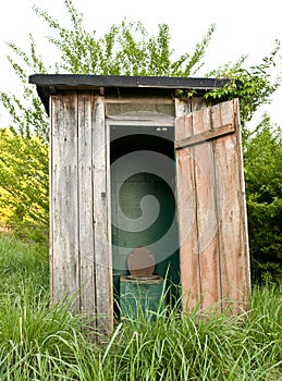 The old outhouse