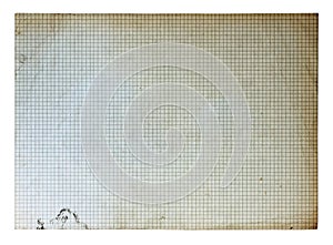 Old paber with grid