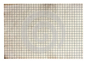 Old paber with grid