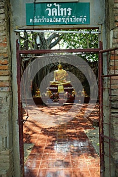 The old pagoda in thailand temple