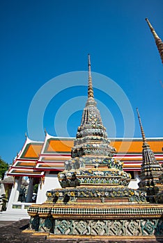 Old pagoda in Wat  Phra Chettuphon Wimon Mangkhalaram Wat pho