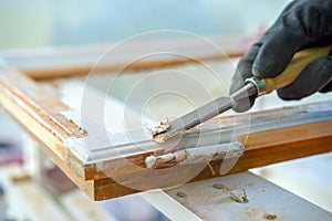 How to remove the old paint