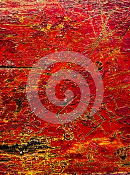 Old painted bench background