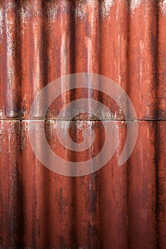 Old painted texture of rusty metal wall