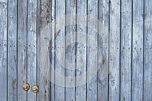 Old painted wooden door background texture