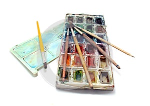 Old Paints and brushes