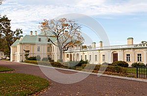 Old Palace in Autumn Park