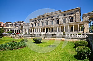 Old palace in Corfu town, Greece