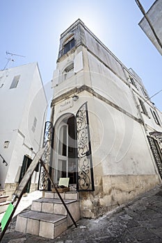 Old palace. Historic center of Otranto in the city â€‹â€‹in the far south Italy