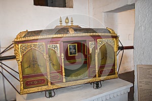 Old palanquin of the kings of india