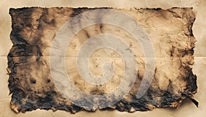 Old paper with burnt backgrounds document texture.