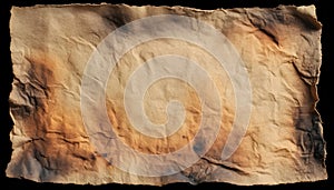 Old paper with burnt backgrounds document texture.