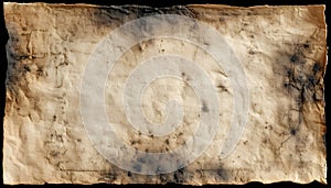 Old paper with burnt backgrounds document texture.