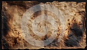 Old paper with burnt backgrounds document texture.