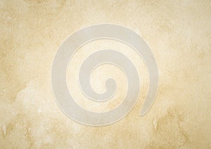 Old paper texture background, Pale brown paper vintage with stains in sepia tone