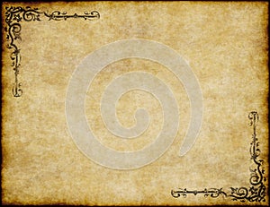 Old parchment paper texture