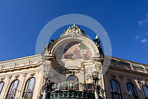 Old parish hall in Prague