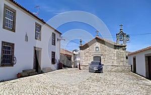 Old parochial church in Zebras village, Fundao, Portugal