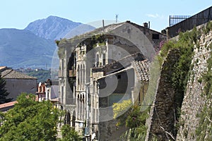 Old part of city of Benevento, Campania, Italy.