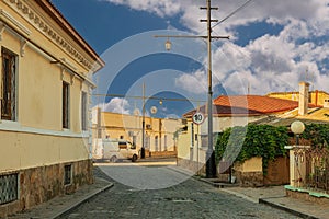 The old part of the city of Yevpatoria Stepovoy Pereulok street