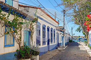 old Passagem neighborhood in downtown of Cabo Frio, Brazil. Ancient architecture