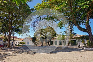 old Passagem neighborhood in downtown of Cabo Frio, Brazil. Ancient architecture