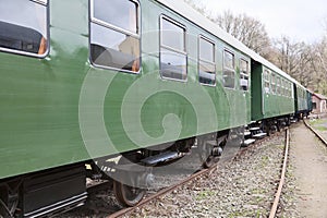 Old passenger wagons