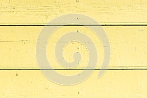 Old pastel yellow colored wood background texture