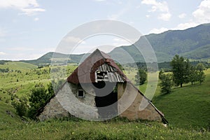 Old pastoral hut photo