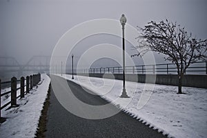 Old path in the Fog