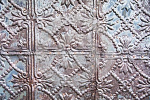 Old patterned metal