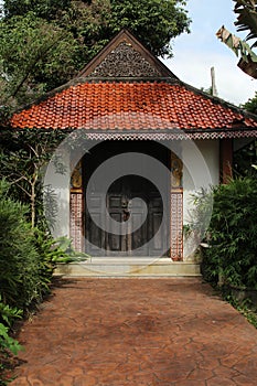 Old pavilion in Thai temple.