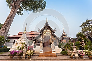 the old pavillion at Wat Chedi Luang Chiang Mai