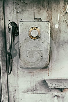 Old payphone