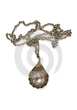 Old pendant with chain