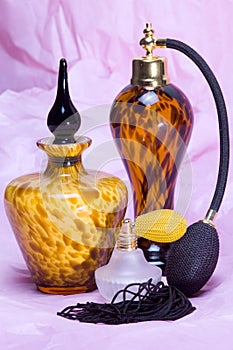 Old Perfume Decanters 2 photo