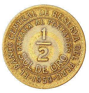 Old Peruvian Half SOLDE ORO
