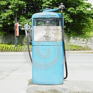 Old petrol station, Dromahair, County Leitrim, Ireland