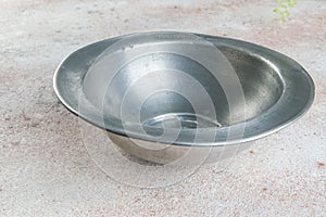 Old pewter bowl