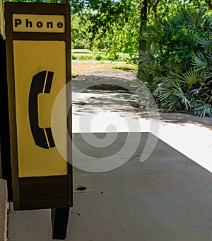 Old Phone in the park