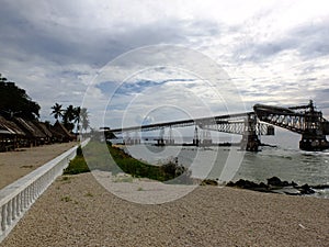 Old phosphate loading station in Nauru- 3rd smallest country in the world, South Pacific