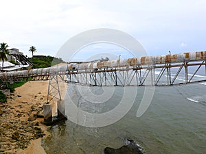 Old phosphate loading station in Nauru- 3rd smallest country in the world, South Pacific