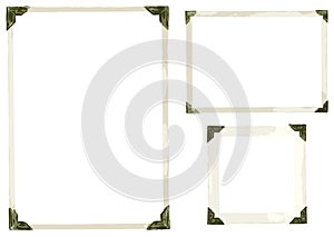 Old Photo Corners Vector