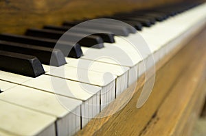 Old Piano Keys