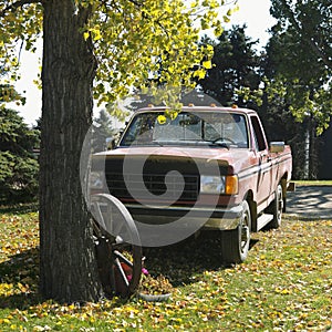 Old pick-up truck