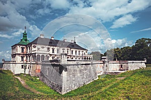 Old Pidhirtsi Castle, village Podgortsy, Renaissance Palace, Ukraine